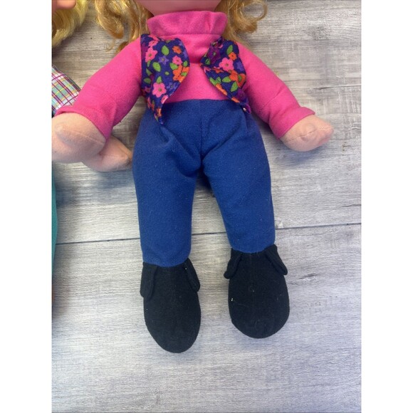 Puzzle Place Plush Dolls Fisher Price Ben Jody Vintage 90s Lot of 2 - Picture 4 of 11